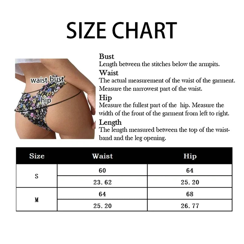 Sexy women underwear Print Lace Thongs for Women Comfortable Breathable Lingerie Female Underwear Low-Rise T Panties